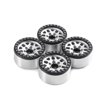 

4pcs Aluminum Alloy 1.9 Inch Beadlock Wheel Rims Hub 12mm Hex Heavy Duty for 1/10 RC Traxxas TRX-4 TRX4 Trail Crawler Truck