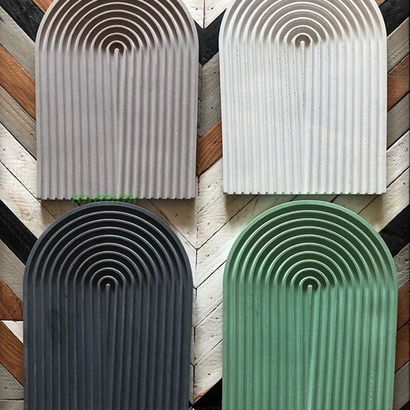 

Изогнутая силиконовая форма для бетона в форме волны