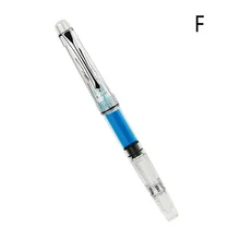 Business Trip Writing Instruments Transparent Acrylic Fine 0.5mm Point Pen Case Set Penbbs 309 Fountain Pen Cloud Piston Filling
