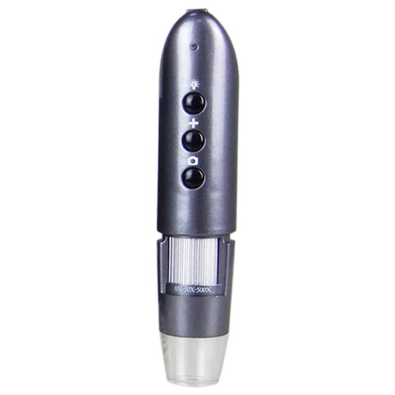

HHO-Wifi Electronic Microscope Portable Wireless Digital Magnifying Glass With Micro-Usb Port For Ios Android 200X 500X