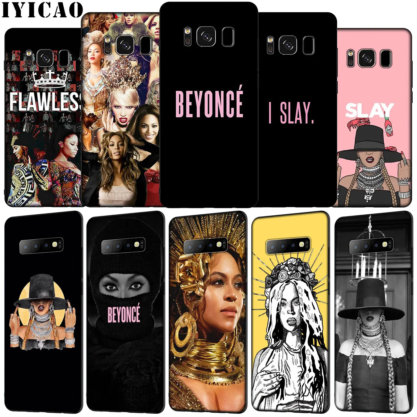 IYICAO pop Beyonce Soft Silicone Phone Case for Samsung Galaxy S20 Ultra S10e S9 S8 Plus S6 S7 Edge S10 Lite Cover | Мобильные