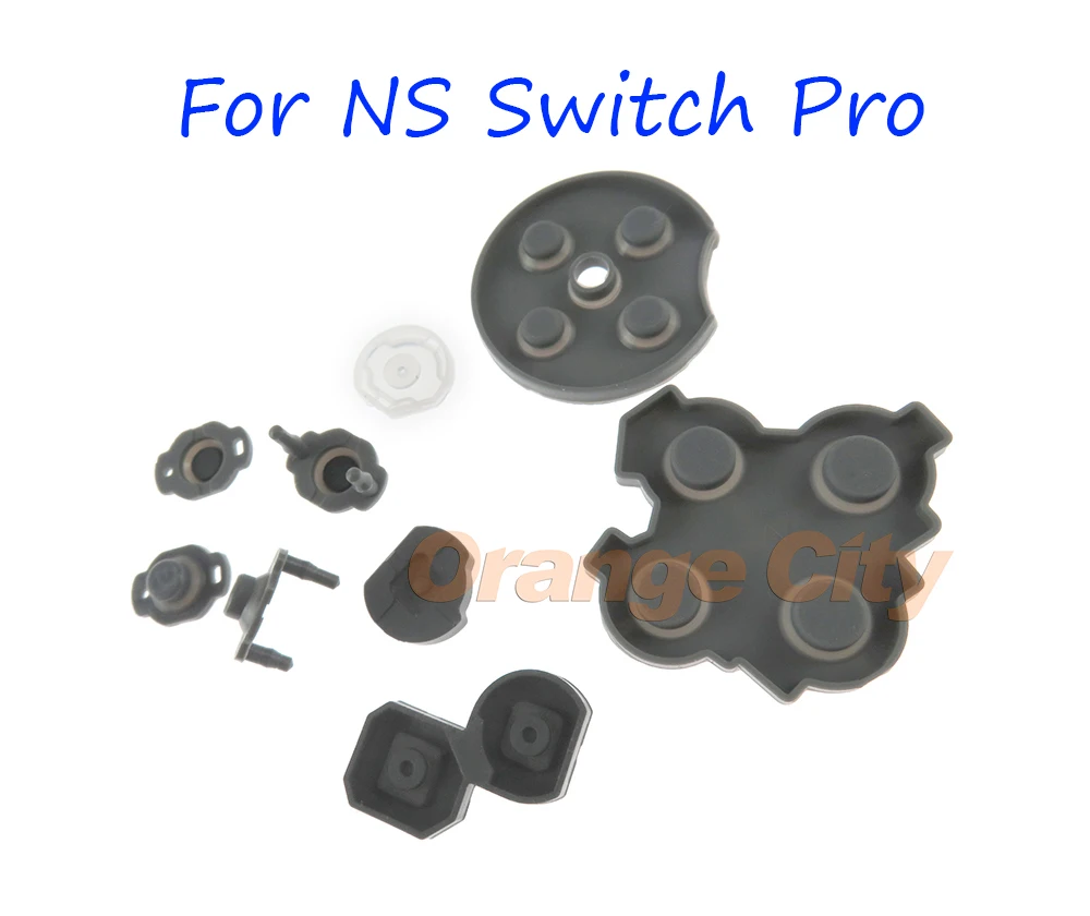 3Set Di Parti Di Riparazione Per Ns Interruttore Switch Di Console Pro Lr Chiave Pulsante Zl Zr Controller Abxy Adesivo Conduttivo