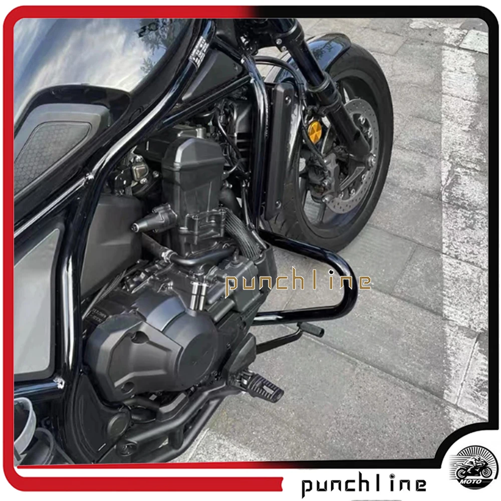 Fit Honda Rebel 1100 CMX1100 CMX 1100 Front Lower Crash Bar Engine Guard Protection Bumper Motorcycle Accessories