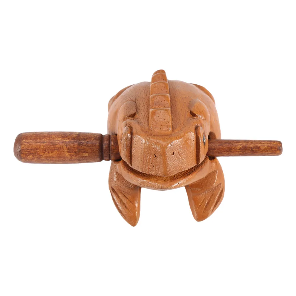 Home Decoration Hanging Ornament Accessory Scrapbooking Craft Wooden DIY Frog Shape Handmade Lucky Craft Home Office Decoration