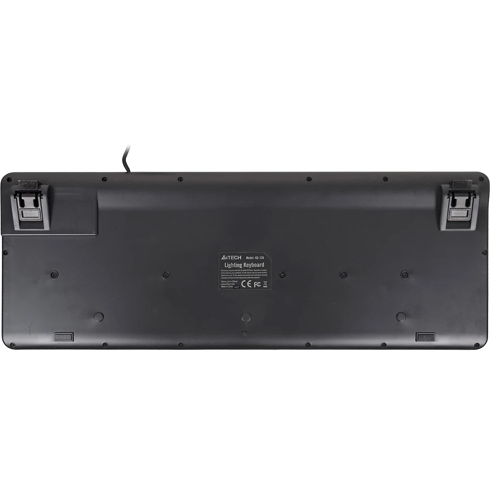 Клавиатура A4 KD-126-2 черный USB slim Multimedia LED