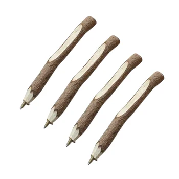 

12pcs Bark Wood Realistic Creative Ballpoint Pens Accerssory for Office Students Stationery School