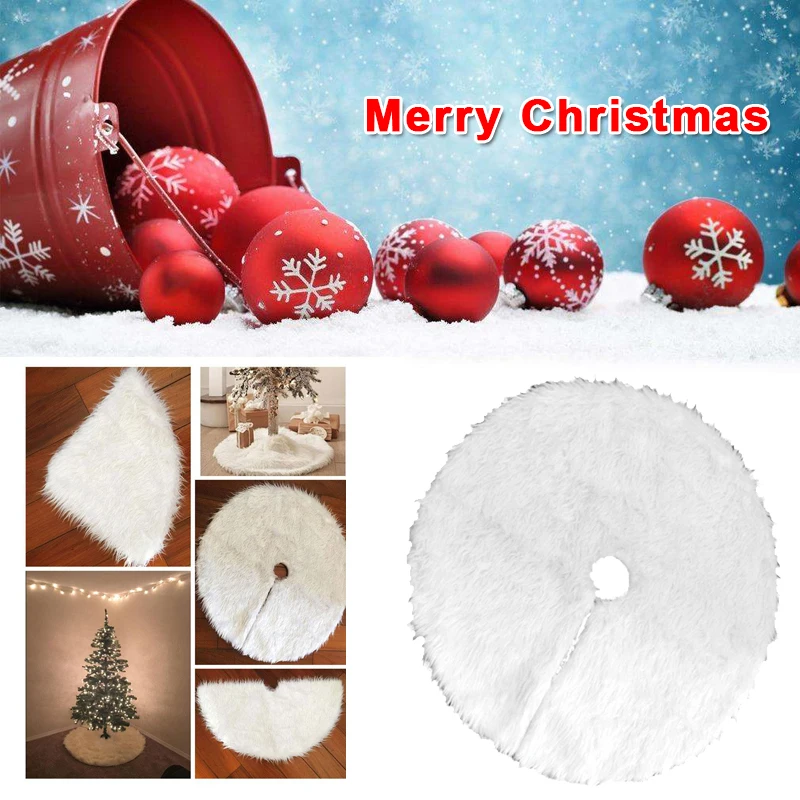 

Lovely Christmas Tree Skirt Decorations Supplies Home Decor Ornament Round