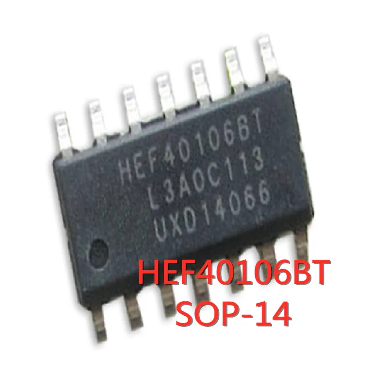 

10 шт./лот HEF40106BT HEF40106 SOP-14 SMD, логический чип, Шмидт, триггер, новая Оригинальная интегральная схема