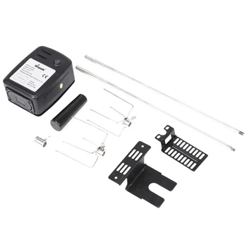 

Outdoor Camping BBQ Tools Electric Grill Stainless Steel Forks Beef Chicken Motor Rotisserie Set Accessories Barbecue Roasted