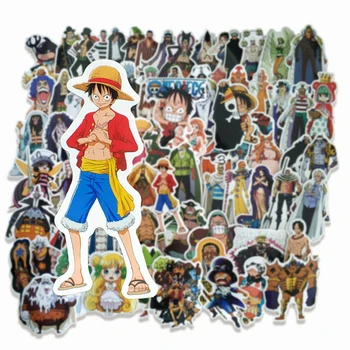 

70Pcs ONE PIECE Stickers Anime Luffy For Car Laptop Home Decal suitcase PS4 suitcase waterproof Decal sticker pack