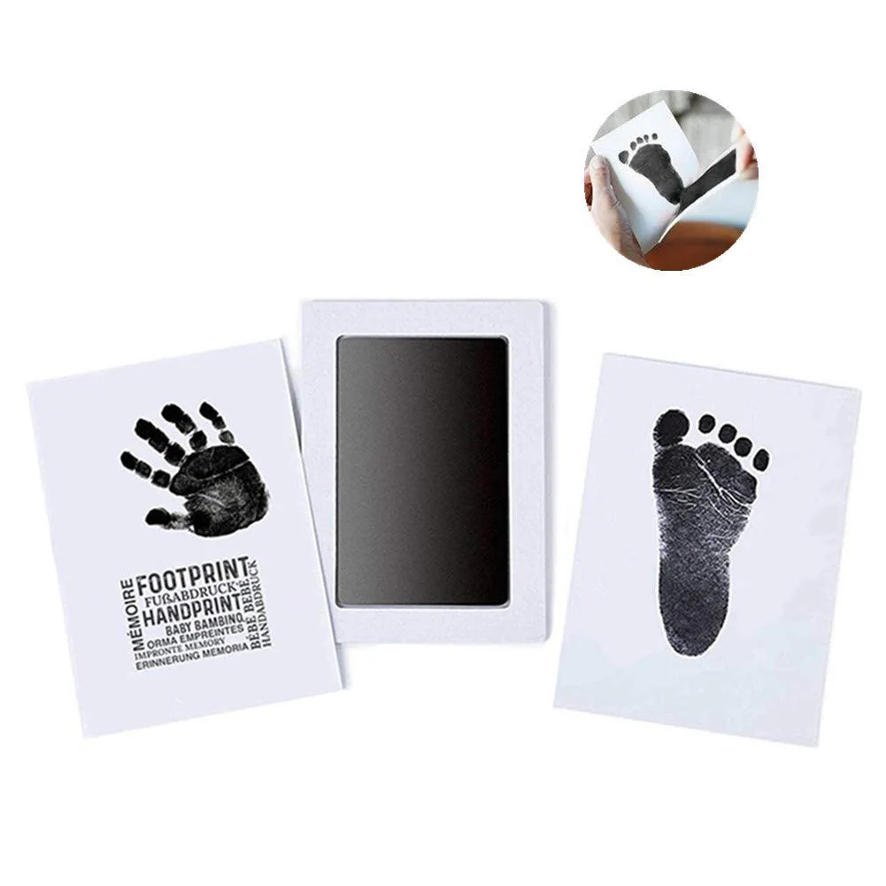 Детская безопасная чернильная прокладка для печати новорожденных отпечаток ноги младенца отпечаток карты чернильный сувенир беспорядок