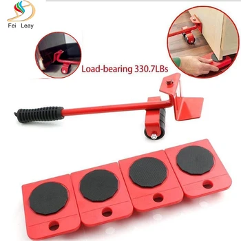 

Furniture Lifter Sliders Kit Profession Heavy Furniture Roller Move Tool Set Wheel Bar Mover Device Max Up For 100Kg/220Lbs