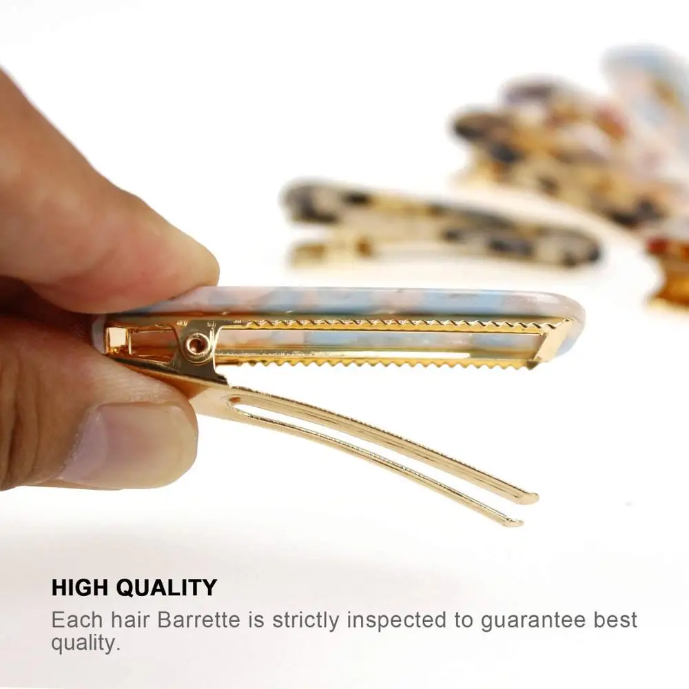 Заколка для волос в Корейском стиле женщин и девочек леопардовая Геометрическая