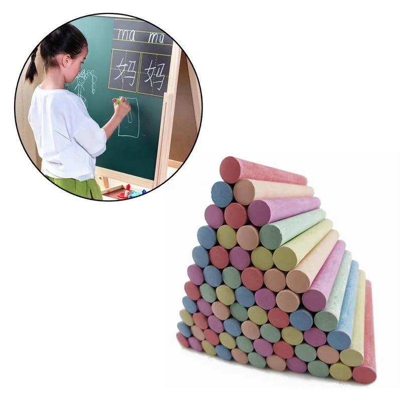 

12 Pcs/Lot Chalk Pen Drawing Chalks for School Blackboard 6 Colors Stationary Teaching Tools Teacher Pen