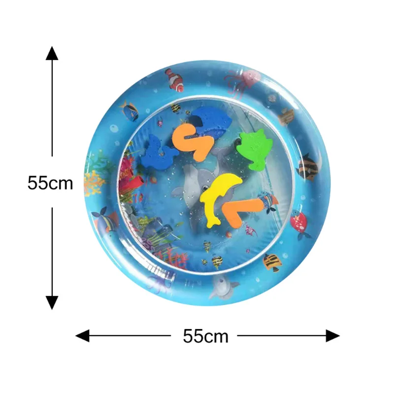 Бутылка с водой младенца коврик с небольшим количеством пены рыбы животик ребенка детский игровой коврик время активности малыша игровой коврик для детей