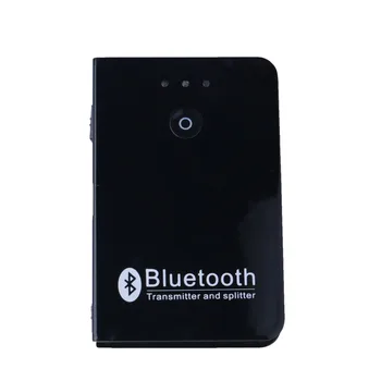 

Wireless Bluetooth 2.1 Music Transmitter Splitter Connect Two Devices A2DP Adapter Player Audio Stereo Aux 3.5mm for MP3 TV