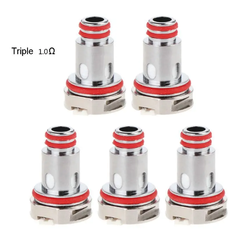 5Pcs/box Replacement Coils Metal Coil Head 0.3/0.4/0.6/1/1.2Ω for RPM MTL Mesh/Mesh/Triple/SC/Quartz Tank Atomizer