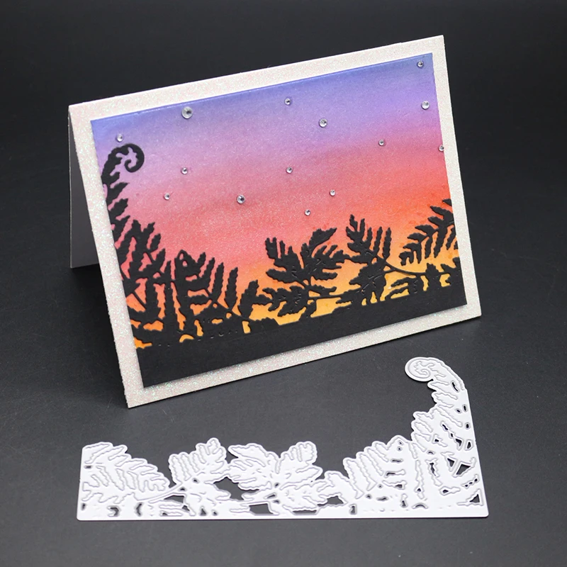 Трафареты DABOXIBOS с изображением растений после дождя трафареты для резки металла