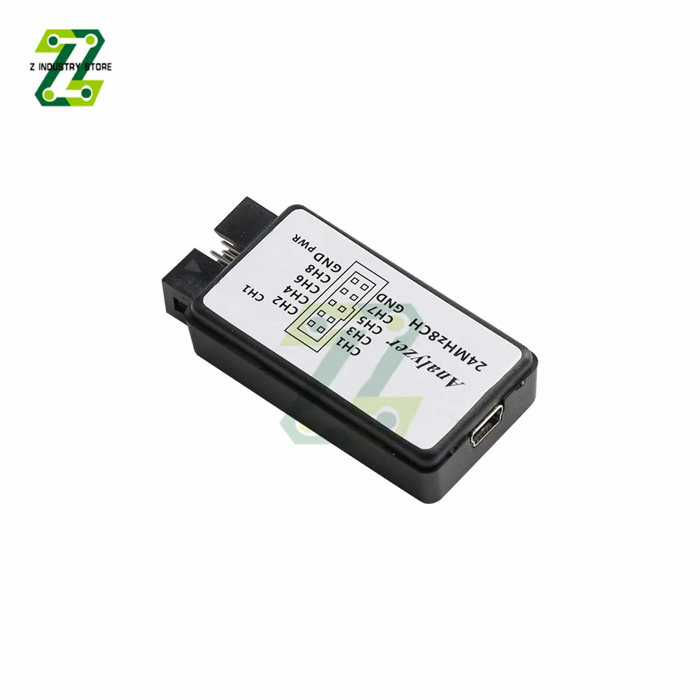 Portable USB Logic Analyzer 24M 8CH Channels Debug Data Upload Measuring Tool 5