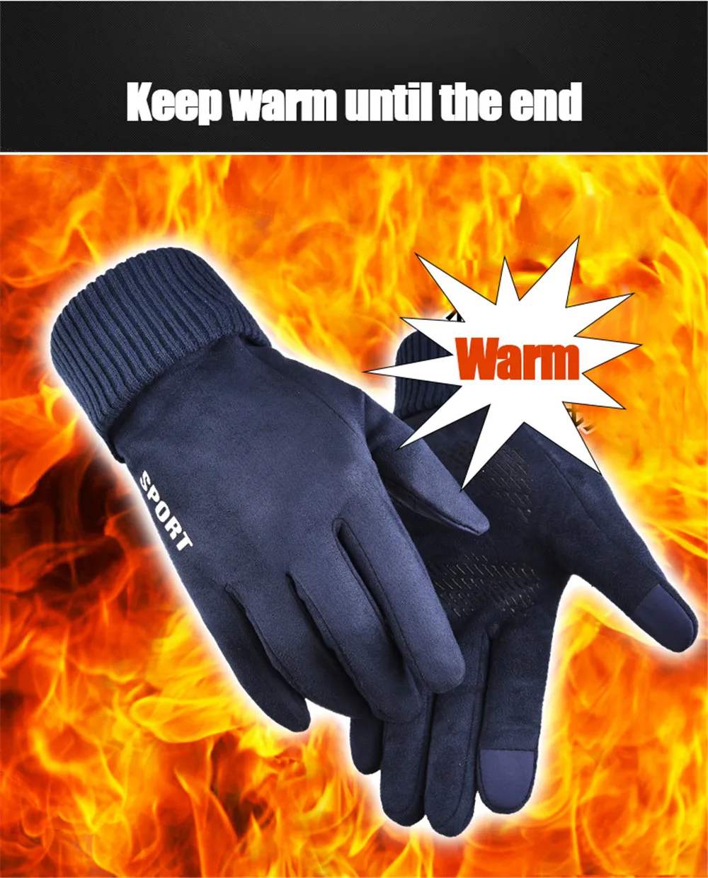 Мужские/женские зимние перчатки для велоспорта с подогревом, с полным пальцами, с сенсорным экраном, Нескользящие, теплые, на открытом воздухе, ветрозащитные, для бега, вождения, перчатки для верховой езды