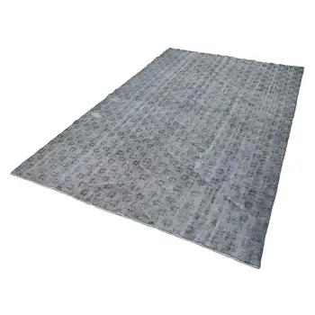 

184x275 Cm Grey Handmade Overdyed Rug-6x9 Ft