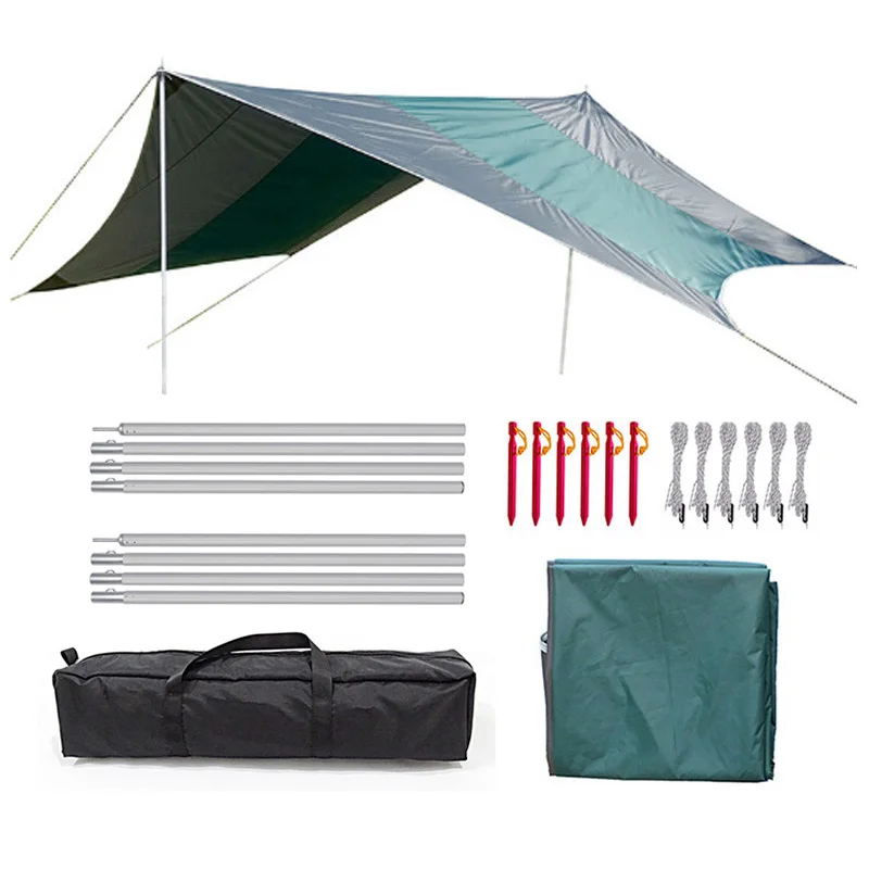 

Ultralight Tarp Tent Shelter Sun Sunshade Patio Awning Canopy Large Sun Shelter Tarp Family Camping Tent Waterproof Tarp tent
