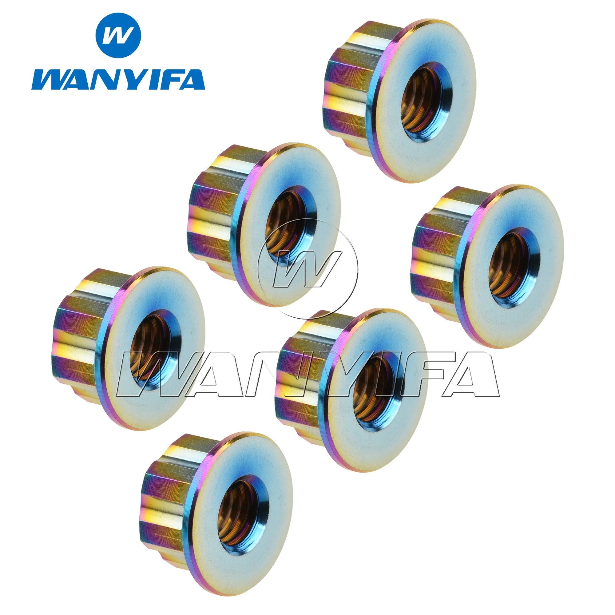wanyifa porcas sextavadas torx flange para motocicleta porca 03