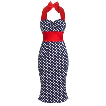 

ROCKABILLY RETRO OFFICE PENCIL WIGGLE PIN UP DRESS