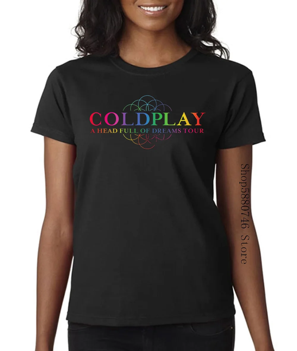 Мужская модная крутая футболка Coldplay с коротким рукавом Harajuku Хип-хоп толстовка |
