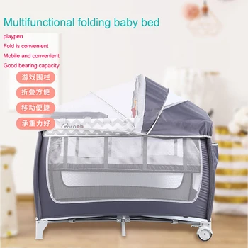 

Multifunctional Baby Crib Foldable crib infant comfort cradle portable diaper table crib