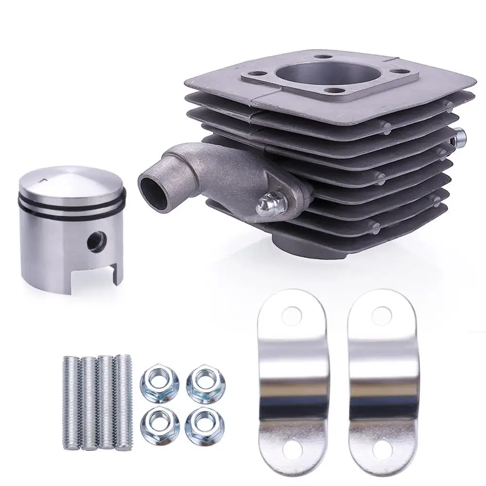 

80cc Engine Motor Cylinder Piston Pin Set 40mm Fit For Motorized Bicycle Bike Motor