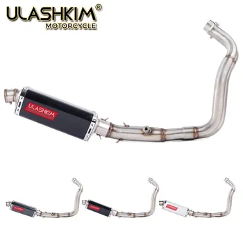 

MOTORCYCLE EXHAUST MUFFLER FULL SYSTEM SLIP ON FOR YAMAHA XSR700 2016-2020 MT07 FZ07 FZ-07 MT-07 Tracer 2014 TO 2020 Exhaust
