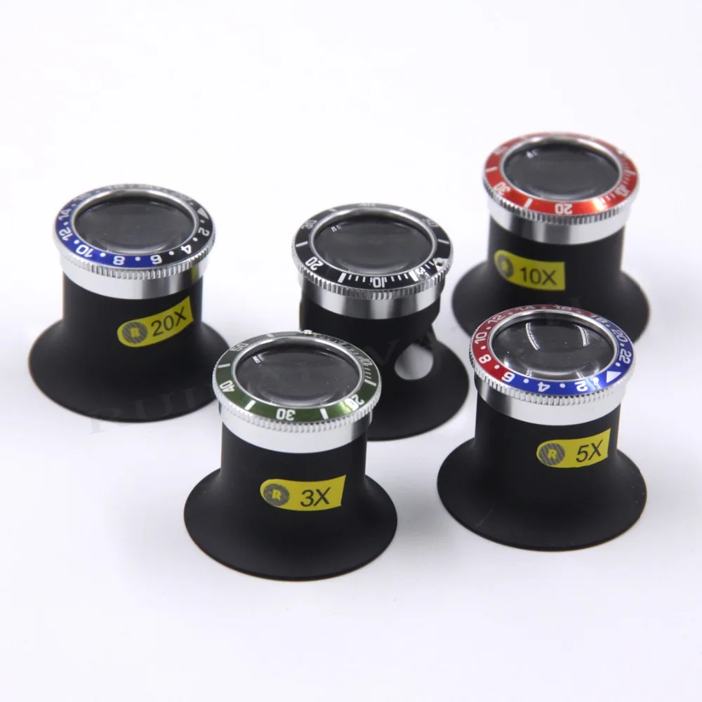 

Premium Quality 3X/5X/10X/20X Watch Collectors Eye Loupe RLX SubMariner and GMT Series