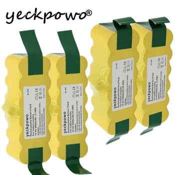 

yeckpowo vacuum cleaner battery for irobot roomba 500 600 700 800 900 Series nimh batteries rechargeable 14.4V 3000mah 3500mah