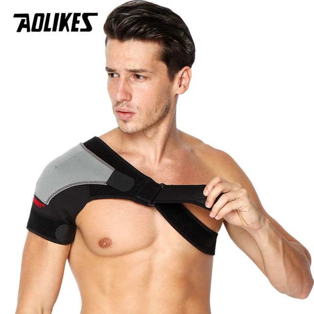 Double Shoulder Support Brace Wormwood Compression Shoulder Belt Strap  Shoulder Warmer Protector for Dislocation Arthritis Pain - AliExpress