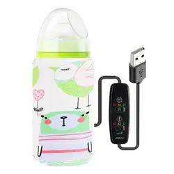 USB Baby Bottle Warmer Milk Warmer Thermostat Food Warm Cover For Infant Feeding Bottle Multifunctional Warm Keeper Warming In