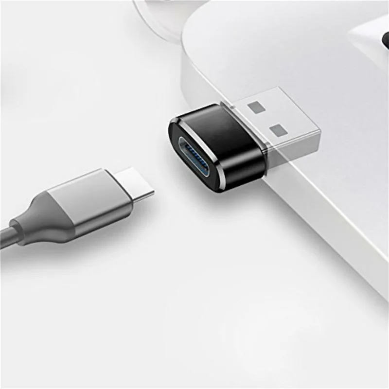 Mi ni USB к тип-c OTG адаптер USB-C женский сплиттер конвертер для samsung S10 Xiaomi mi 8t 9t USB OTG разъем type C адаптер