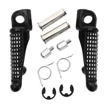 

Motorcycle Front Footrests Foot Pegs Fit for Kawasaki ZX-6R 03-13 Z750 Z750S 07-10 Ninja 650R(EX650) 2006-2013