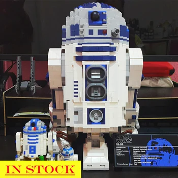 

05043 81045 Star Series Wars Robot Series R2D2 BB8 WALL E 16003 10906 Ideas Model Building Blocks 10232 75187 10225 05128 21303