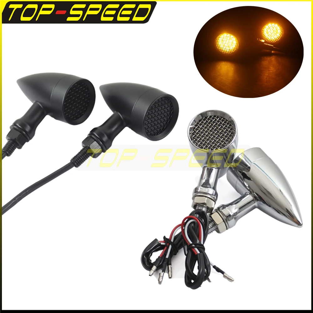 

Univesal 10 мм болтовое отверстие мотоциклетные светодиодсветодиодный указатели поворота светильник вые индикаторы гриль Ретро пулевой указатель поворота для Harley Dyna Cafe Racer на заказ