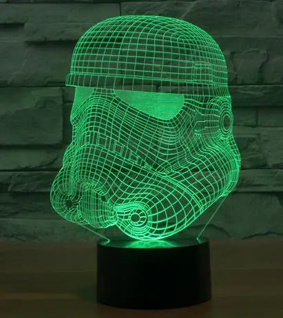 Светодиодный светильник BB8 для звездных войн, фигурка Йоды Дарта, модель игрушки, светильник Вейдера, абстрактный саблей, игрушки для детей - Цвет: 7CL white