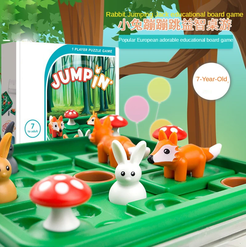 Jump in Cognitive Skill-Building Travel Puzzle Game for Kids and Adults Ages 7 & Up 60 Challenges in Travel-Friendly Case 3
