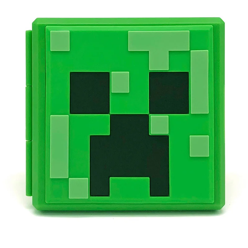 2020 Minecraft Steve Creative Portable Swicth Game Portable Card Box Anti-fall Boy Game Storage Box Gift for Children Unisex afbeelding