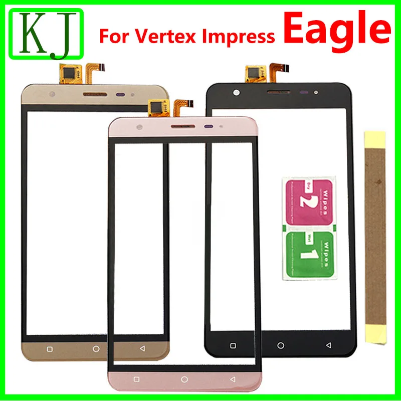 

For Vertex Impress Eagle Touch Screen Digitizer Sensor Front Glass
