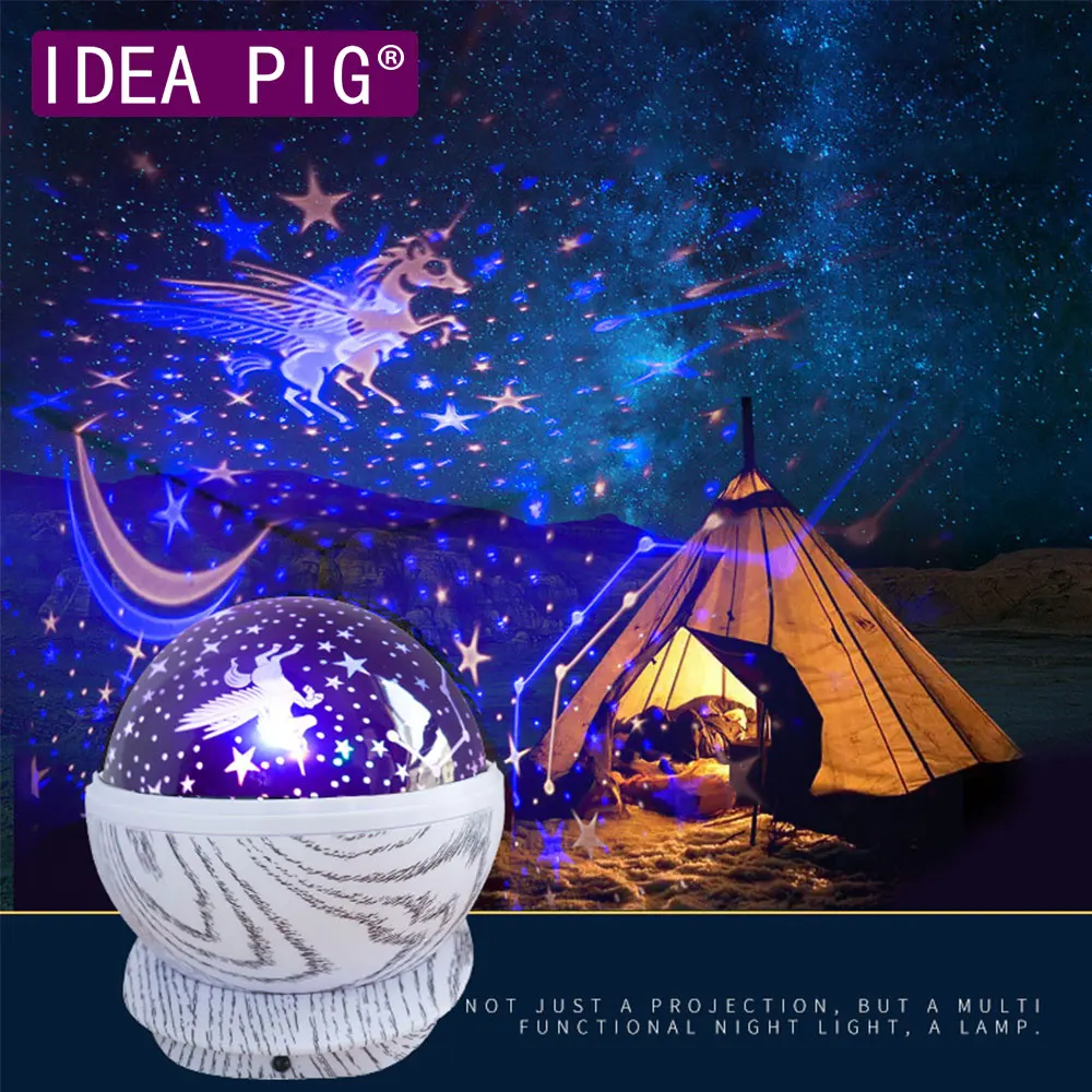 

Starry Sky Night Light Planet Magic Projector LED Lamp Night Lamp Colorful Rotate Flashing Star Kids Baby Christmas Gift