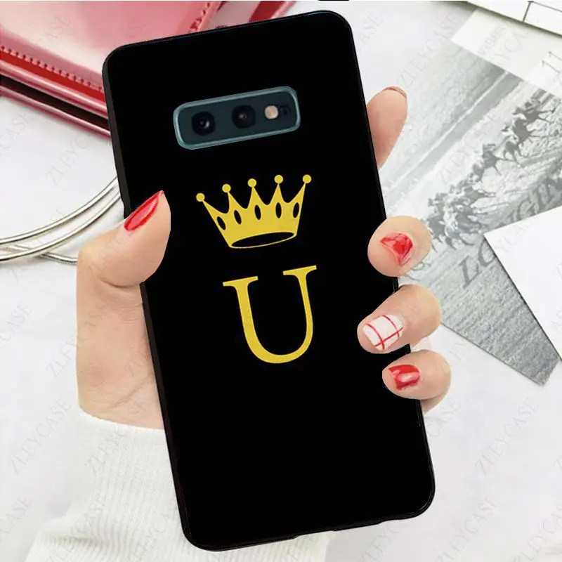 Funny Gold Crown Letter