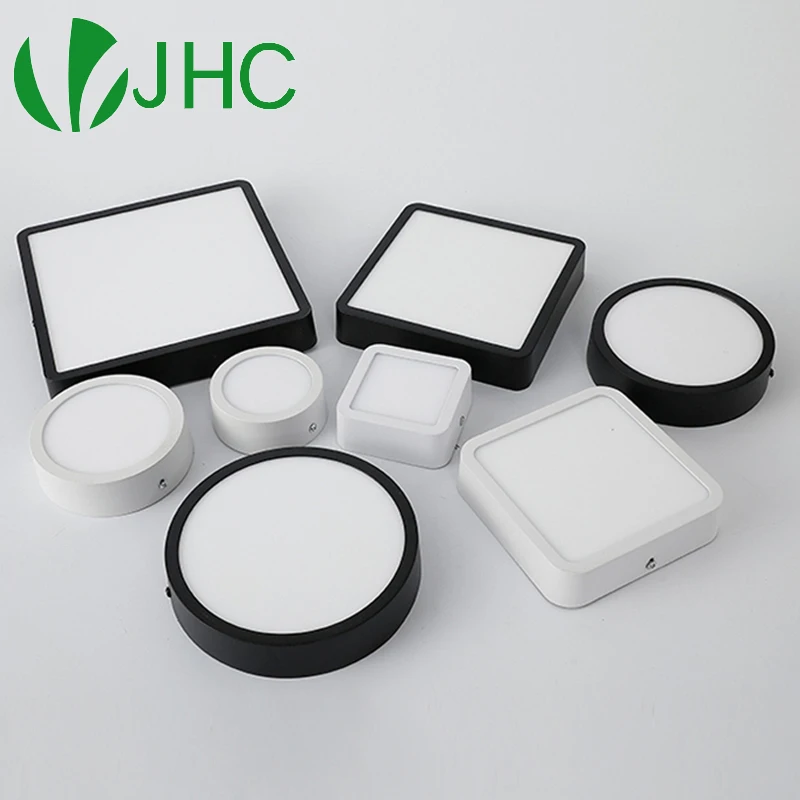 

Черная светодиодная панельная лампа с поверхностным креплением, 1 шт., круглая квадратная лампочка, 9 Вт, 12 Вт, 18 Вт, 2 4 Вт светодиодный Светодиодная потолочная лампа s, СВЕТОДИОДНЫЙ Светильник направленного света