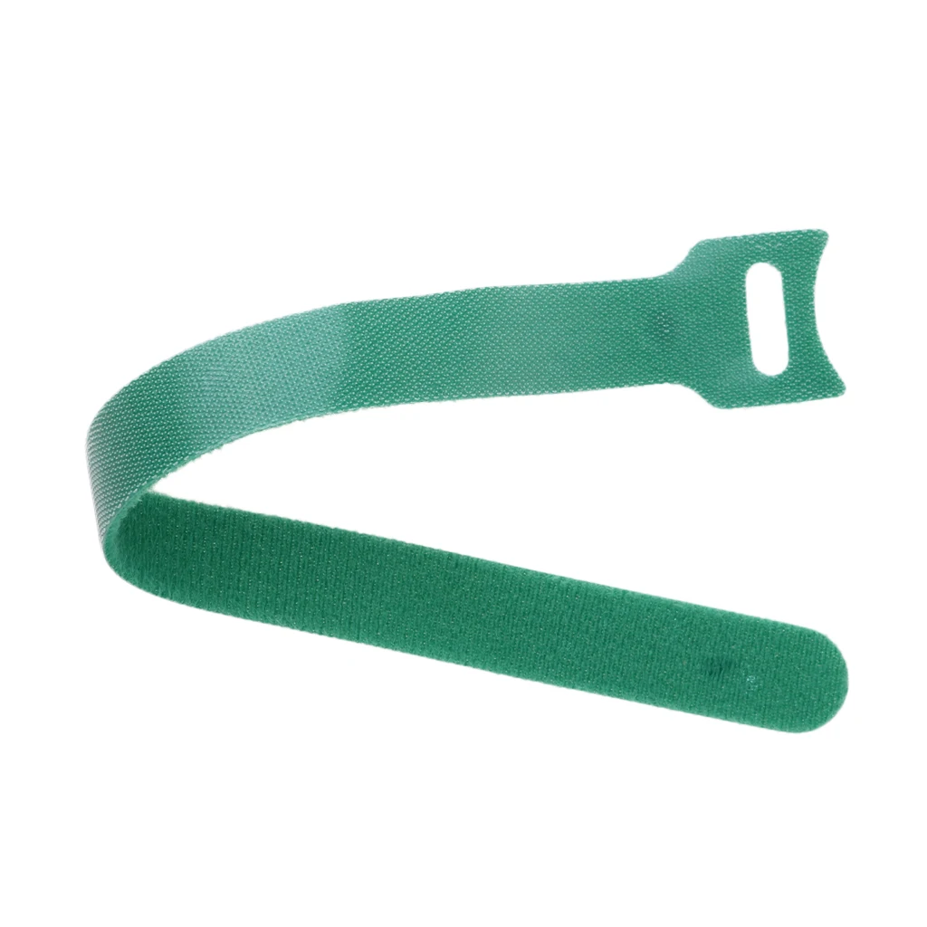 25cm Nylon Cable Ties Strap Hook and Loop Fastening Tie Wraps Organizer