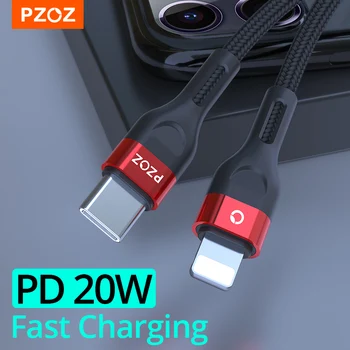 PZOZ PD 20W/18W USB C Cable Fast Charging For iPhone 12 Pro Max 11 Xr Xs 8 Plus ipad mini air Macbook Type C Charger USB-C Cable 1