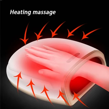 

Electric Heated Hand Massager Physiotherapy Equipment Pressotherapy Palm Massage Device Air Compression Finger Massager Appara